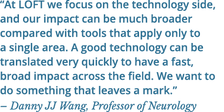 “At LOFT we focus on the technology side, and our impact can be much broader compared with tools that apply only to a...