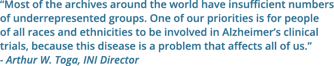 “Most of the archives around the world have insufficient numbers of underrepresented groups. One of our priorities is...