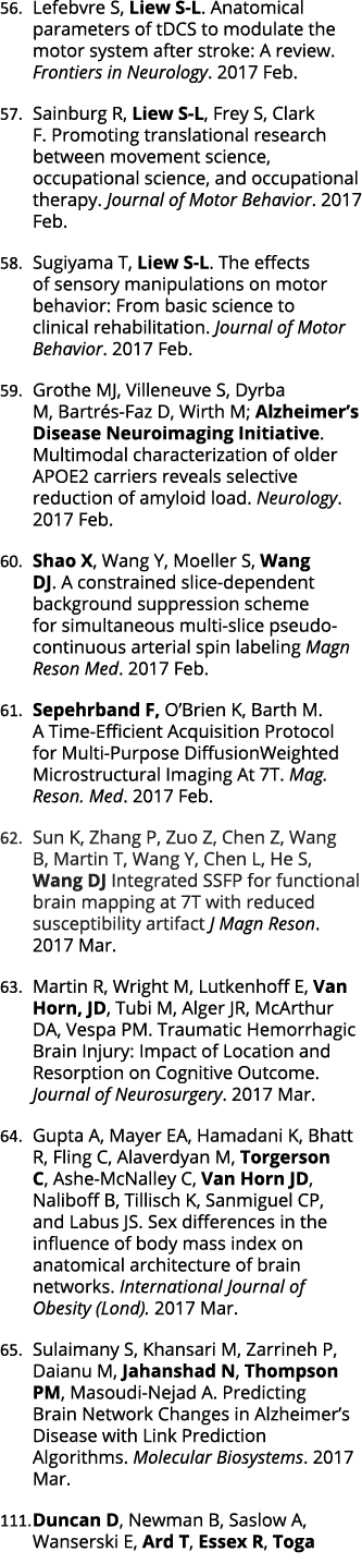 56. Lefebvre S, Liew S-L. Anatomical parameters of tDCS to modulate the motor system after stroke: A review. Frontier...