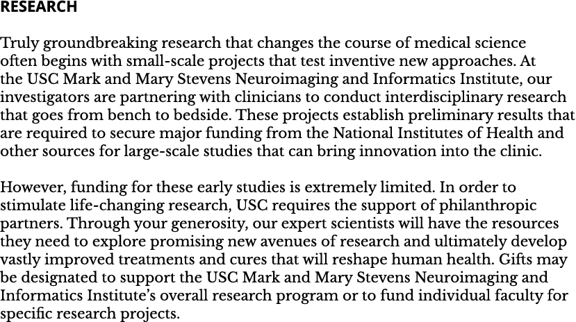 Research  Truly groundbreaking research that changes the course of medical science often begins with small-scale proj   