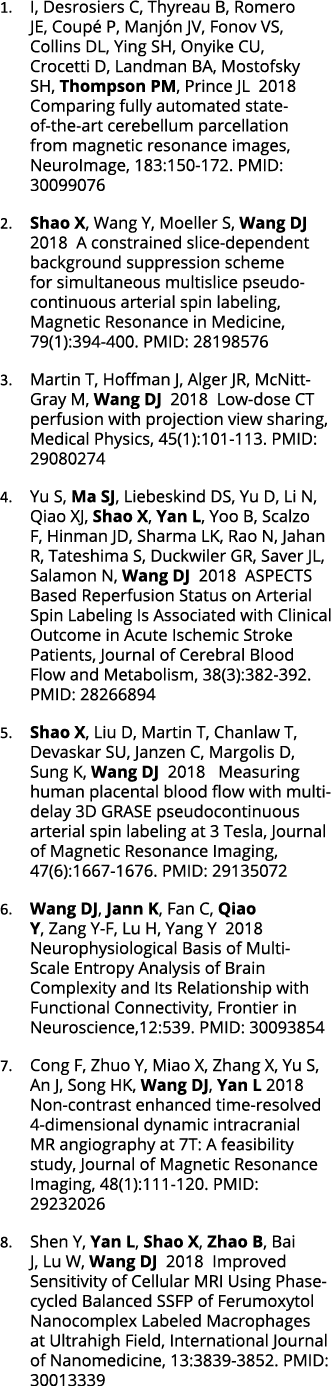 I  Desrosiers C  Thyreau B  Romero JE  Coup  P  Manj n JV  Fonov VS  Collins DL  Ying SH  Onyike CU  Crocetti D  Land   