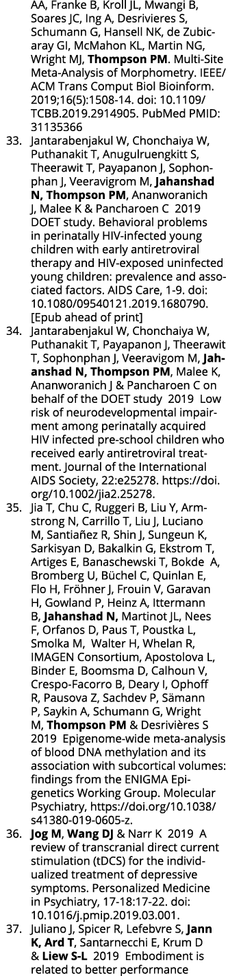 AA, Franke B, Kroll JL, Mwangi B, Soares JC, Ing A, Desrivieres S, Schumann G, Hansell NK, de Zubicaray GI, McMahon K   