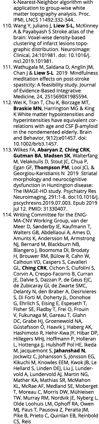 k-Nearest-Neighbor algorithm with application to group-wise white matter topography analysis  Proc  IPMI, LNCS 11492:   