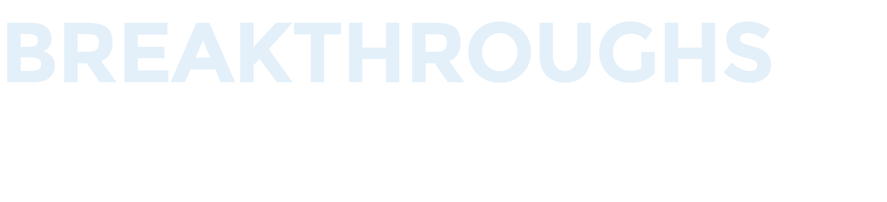  breakthroughs  - fade out