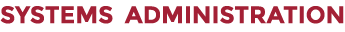 Systems Administration