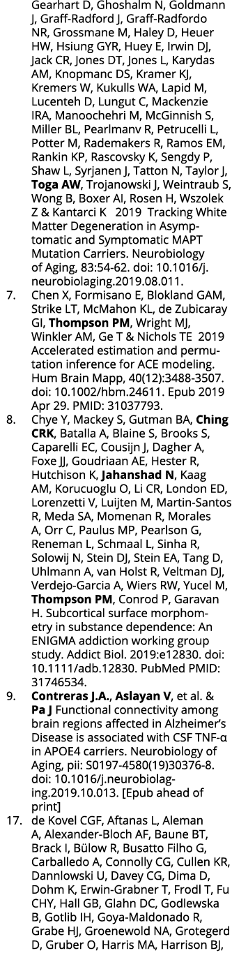 Gearhart D, Ghoshalm N, Goldmann J, Graff-Radford J, Graff-Radfordo NR, Grossmane M, Haley D, Heuer HW, Hsiung GYR, H   