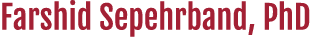 Farshid Sepehrband, PhD