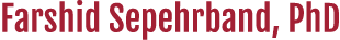 Farshid Sepehrband, PhD