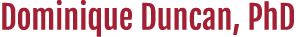 Dominique Duncan, PhD