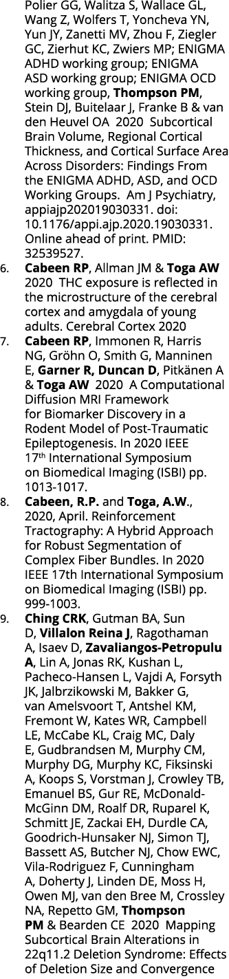 Polier GG, Walitza S, Wallace GL, Wang Z, Wolfers T, Yoncheva YN, Yun JY, Zanetti MV, Zhou F, Ziegler GC, Zierhut KC,   