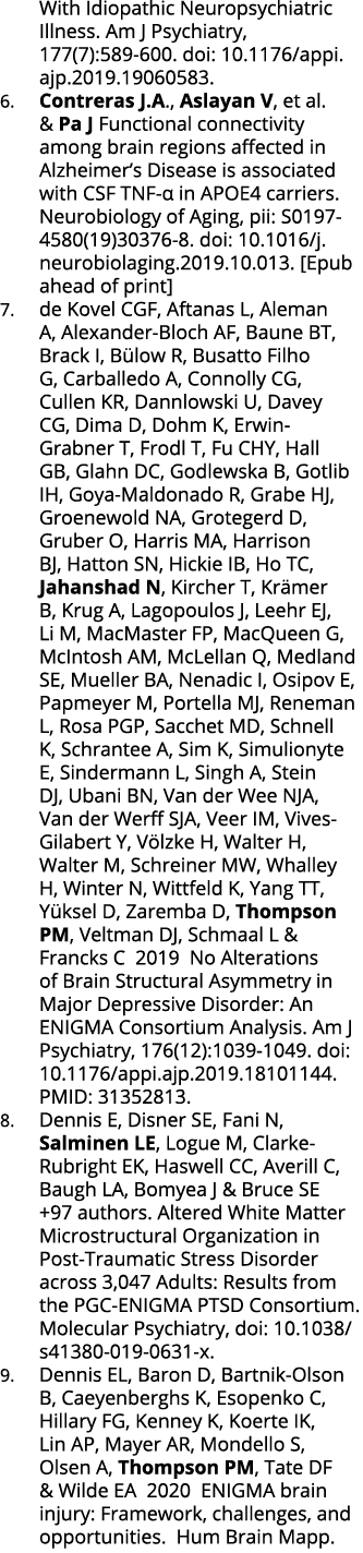 With Idiopathic Neuropsychiatric Illness  Am J Psychiatry, 177(7):589-600  doi: 10 1176 appi ajp 2019 19060583  6  Co   