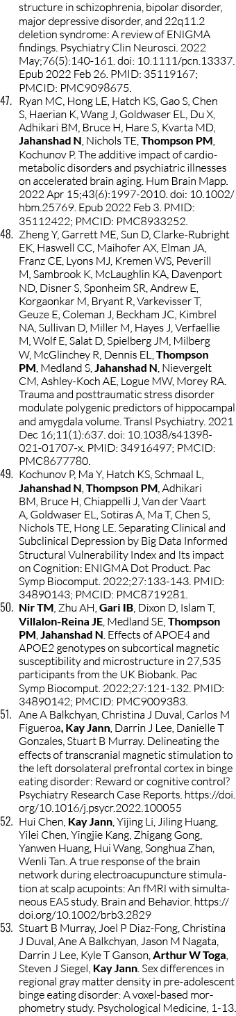 structure in schizophrenia, bipolar disorder, major depressive disorder, and 22q11.2 deletion syndrome: A review of E...