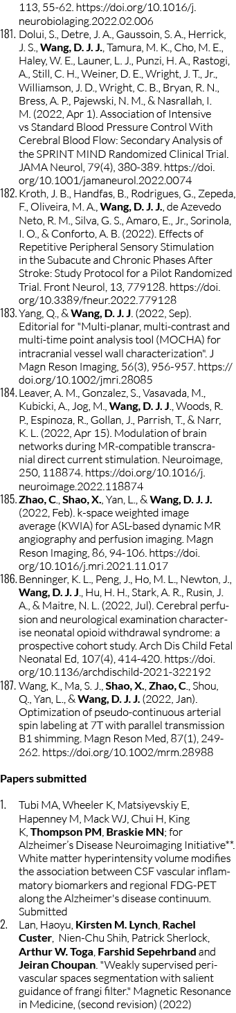 113, 55 62. https://doi.org/10.1016/j.neurobiolaging.2022.02.006 181. Dolui, S., Detre, J. A., Gaussoin, S. A., Herri...