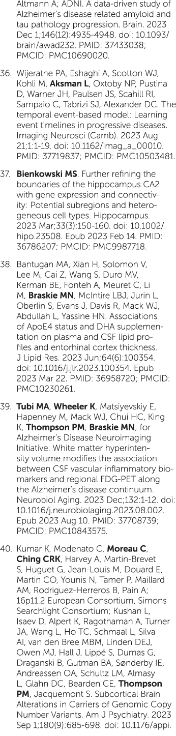 Altmann A; ADNI. A data-driven study of Alzheimer’s disease related amyloid and tau pathology progression. Brain. 202...